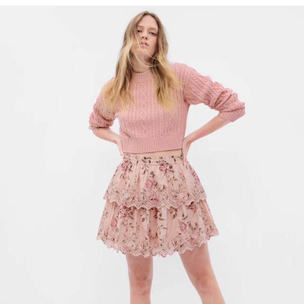 Gap x LoveShackFancy skirt